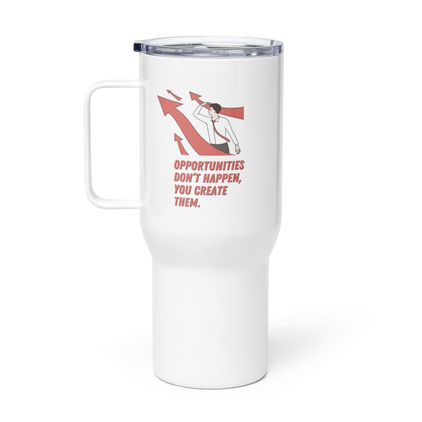 Inspirational Printed Travel Mug Empower Your Routine - Inspire Cups