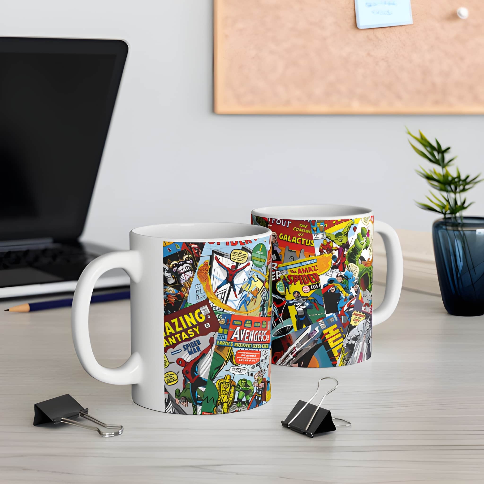 Classic Comic Book Ceramic Coffee Mug
