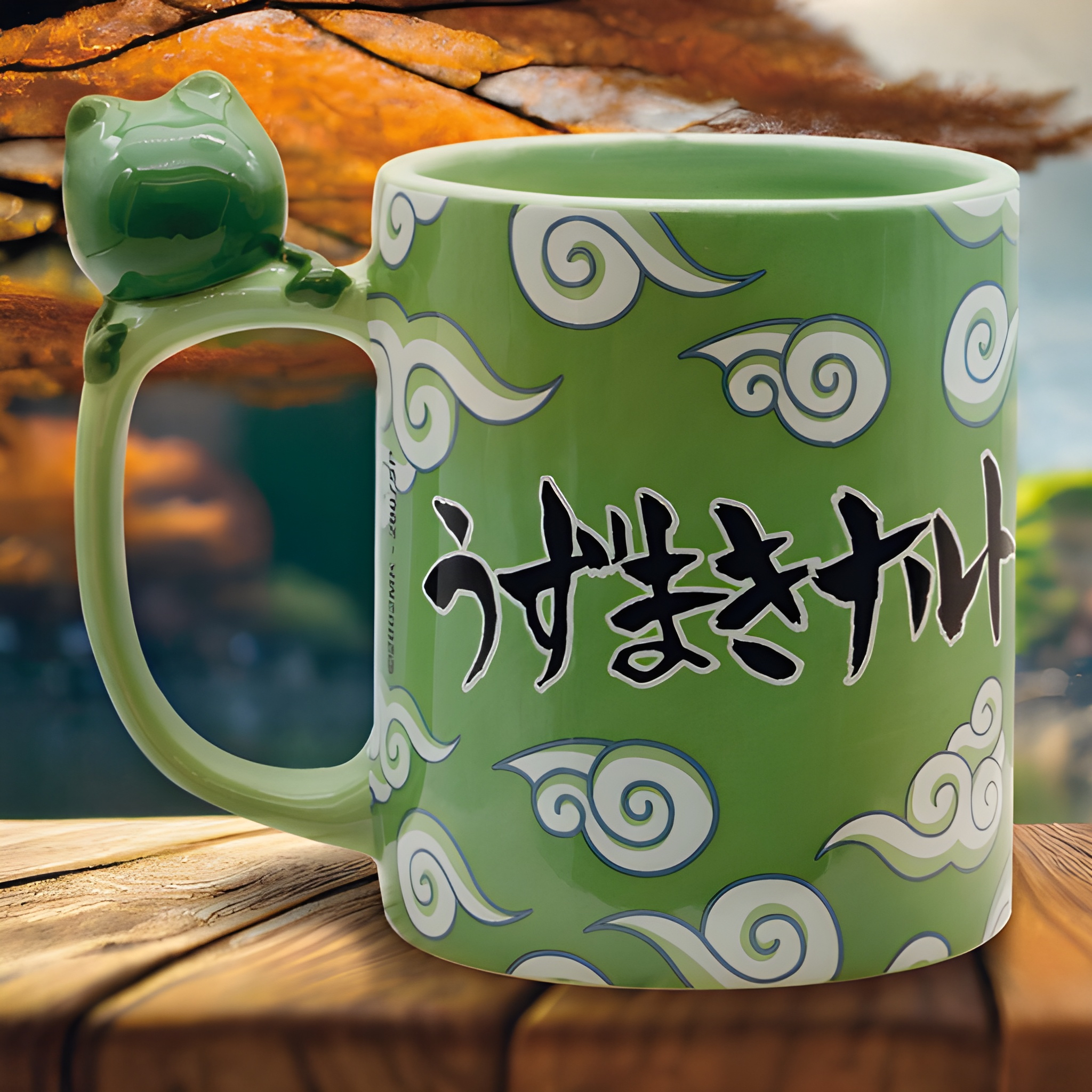 Naruto Shippuden Naruto and Gama-chan Mug with 3D Handle