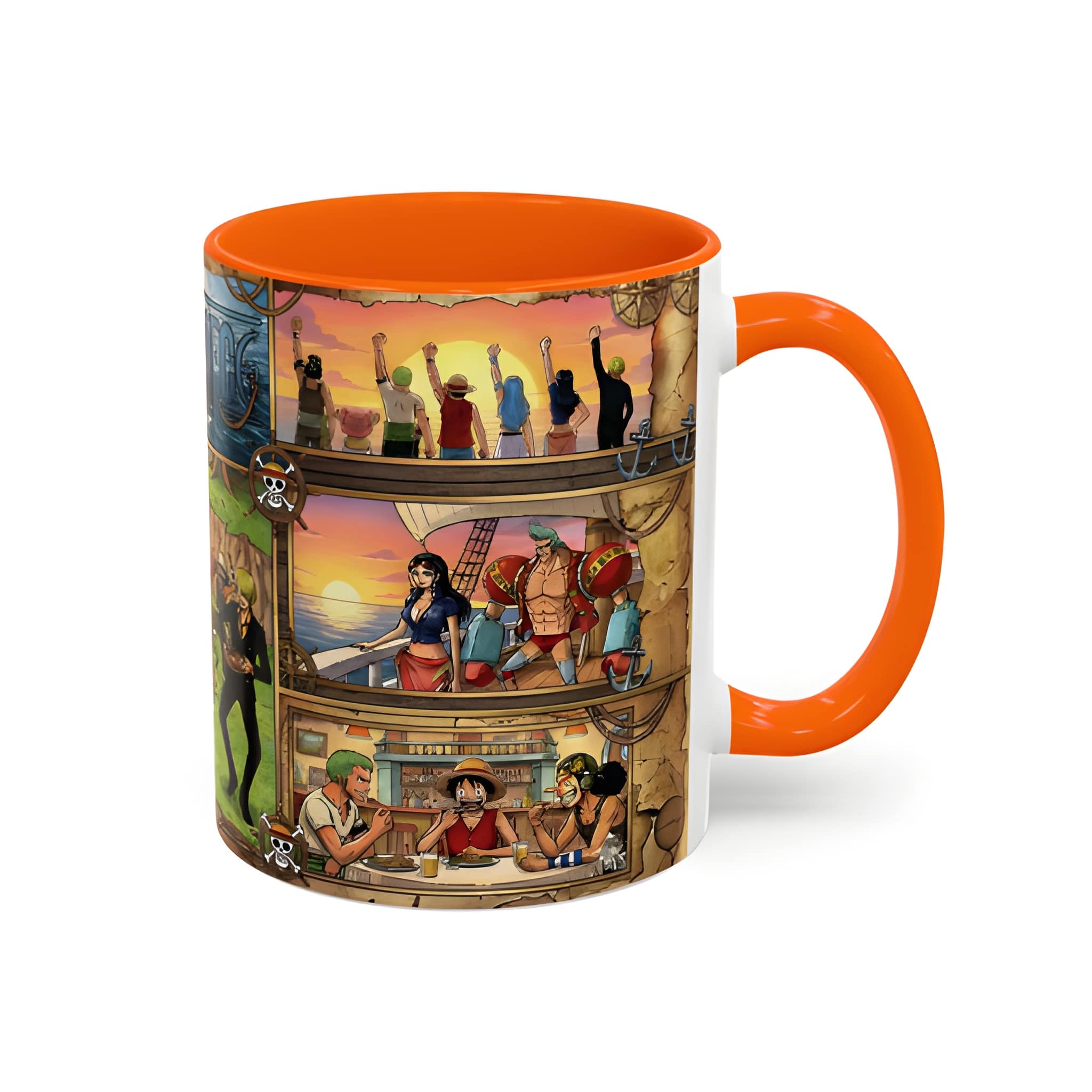 One Piece Crew Montage Coffee Collage Mug | Accent Mug 11oz 15oz