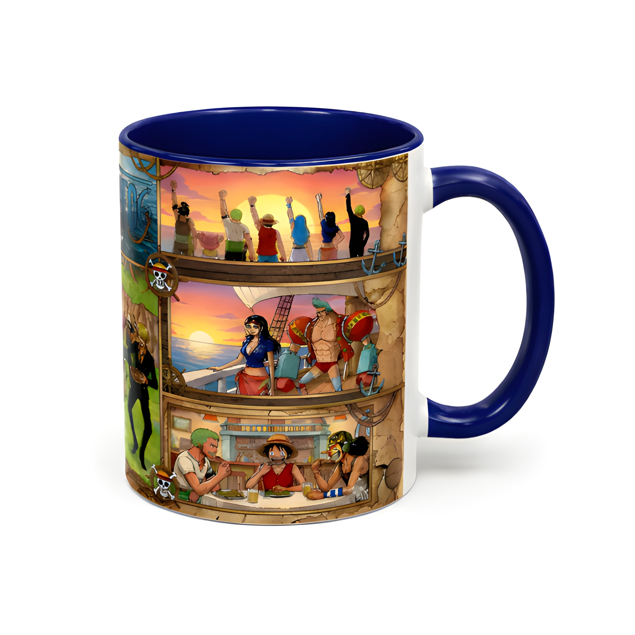 One Piece Crew Montage Coffee Collage Mug | Accent Mug 11oz 15oz