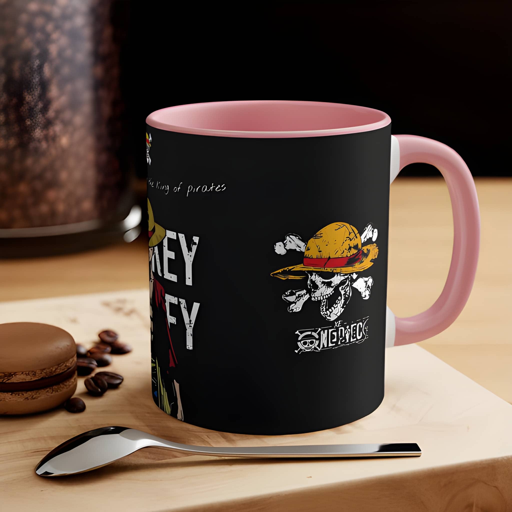Monkey D. Luffy Mug | Anime Pirate Straw Hat Crew Accent Mug, One Piece Mug, Gift For Him Or Her, Manga fans gift