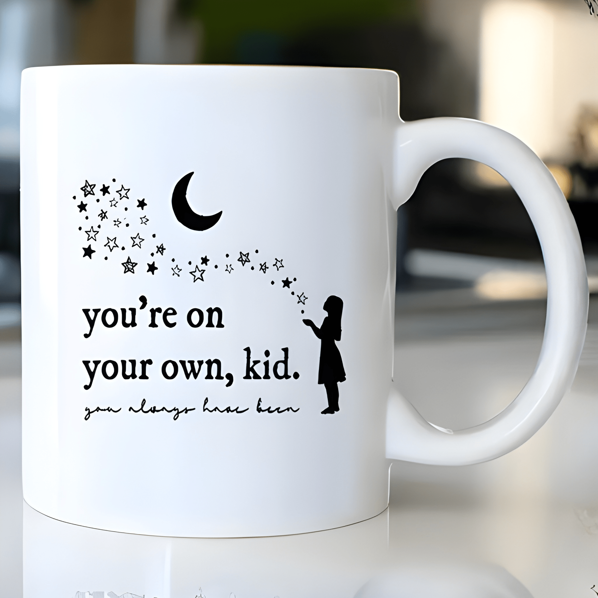 1pc, You're On Your Own You Always Have Been, Positive Encourage Midnights Swifitie Coffee Mug