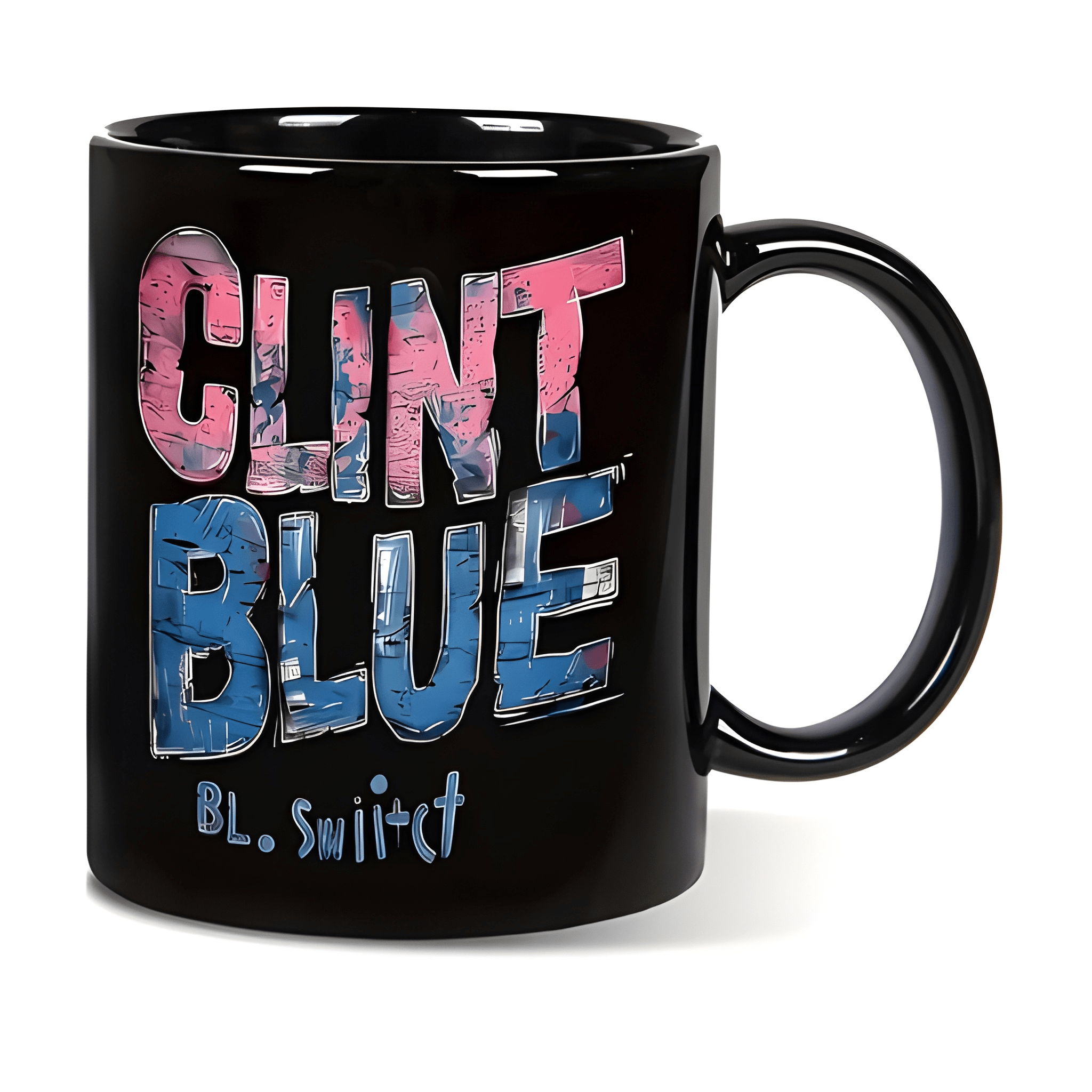 1pc a Unique Clint Blue BL. Swift Mug