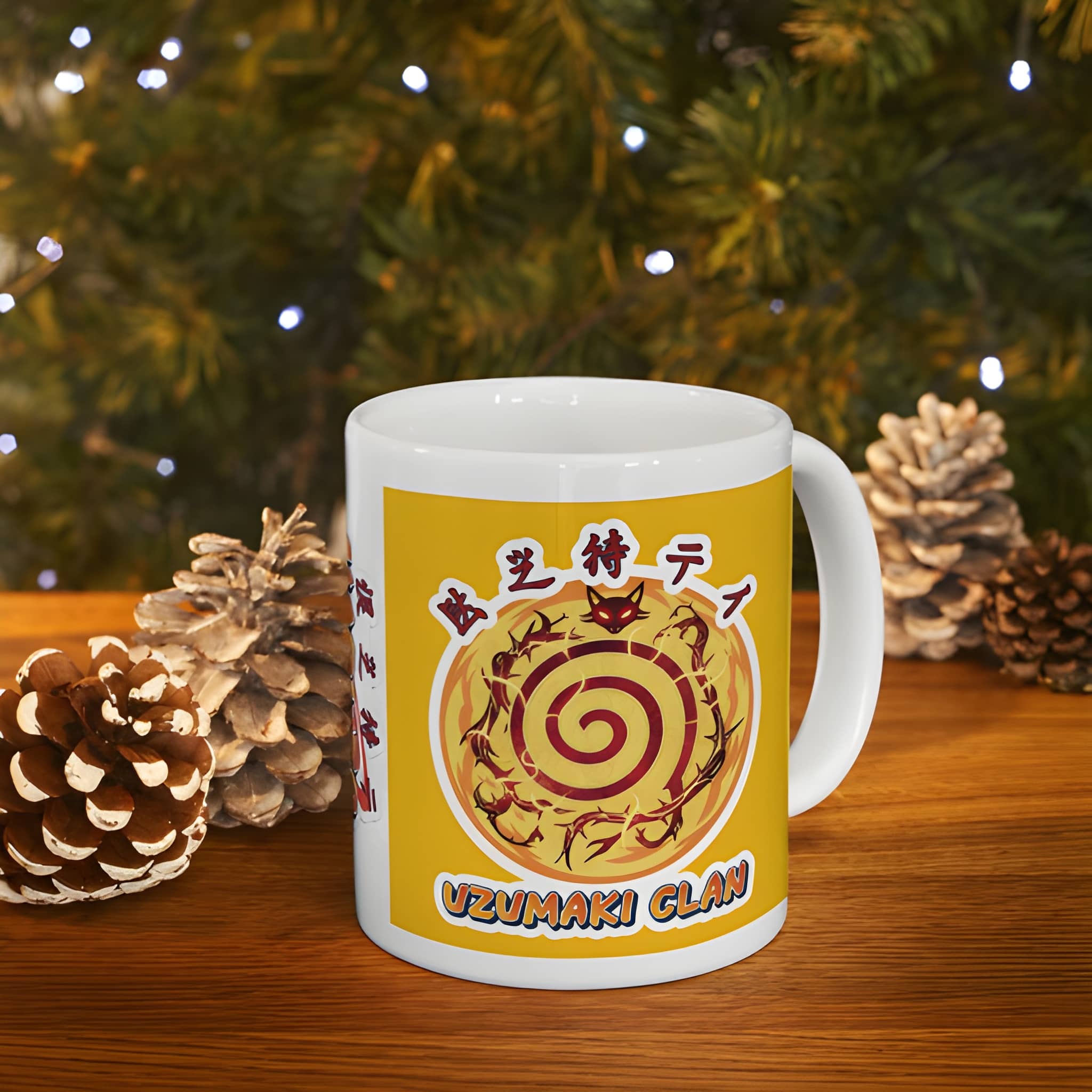 Naruto and Nine-Tails Fox Mug | Ceramic Mug