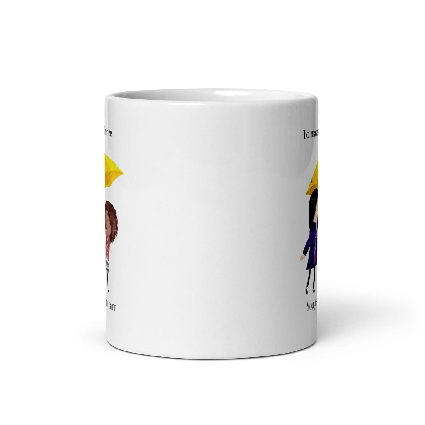 Illustrated Ceramic Coffee Mug - Inspire Cups