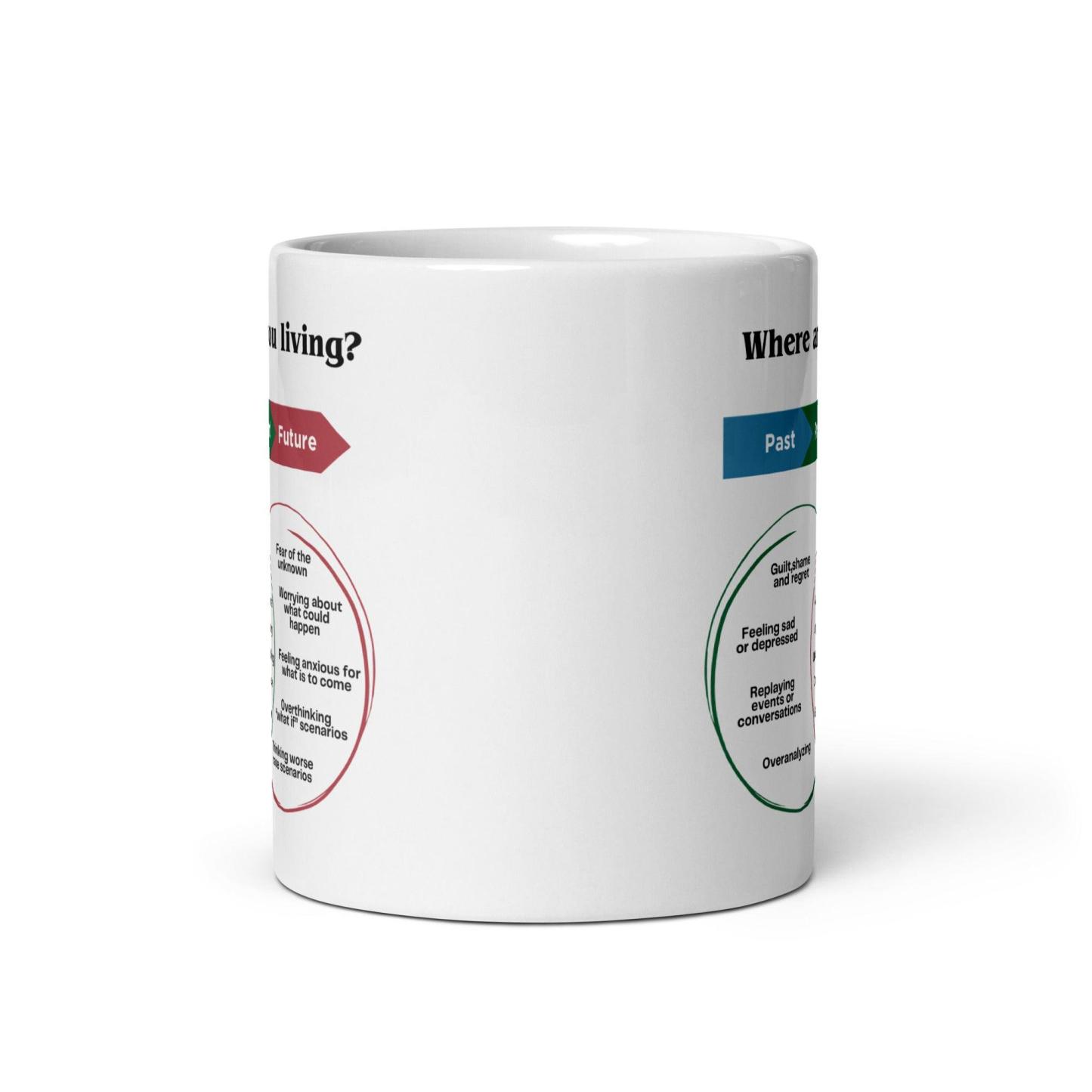 Mindfulness Present Moment Mug – Ceramic Reminder for Daily Wellness - Inspire Cups