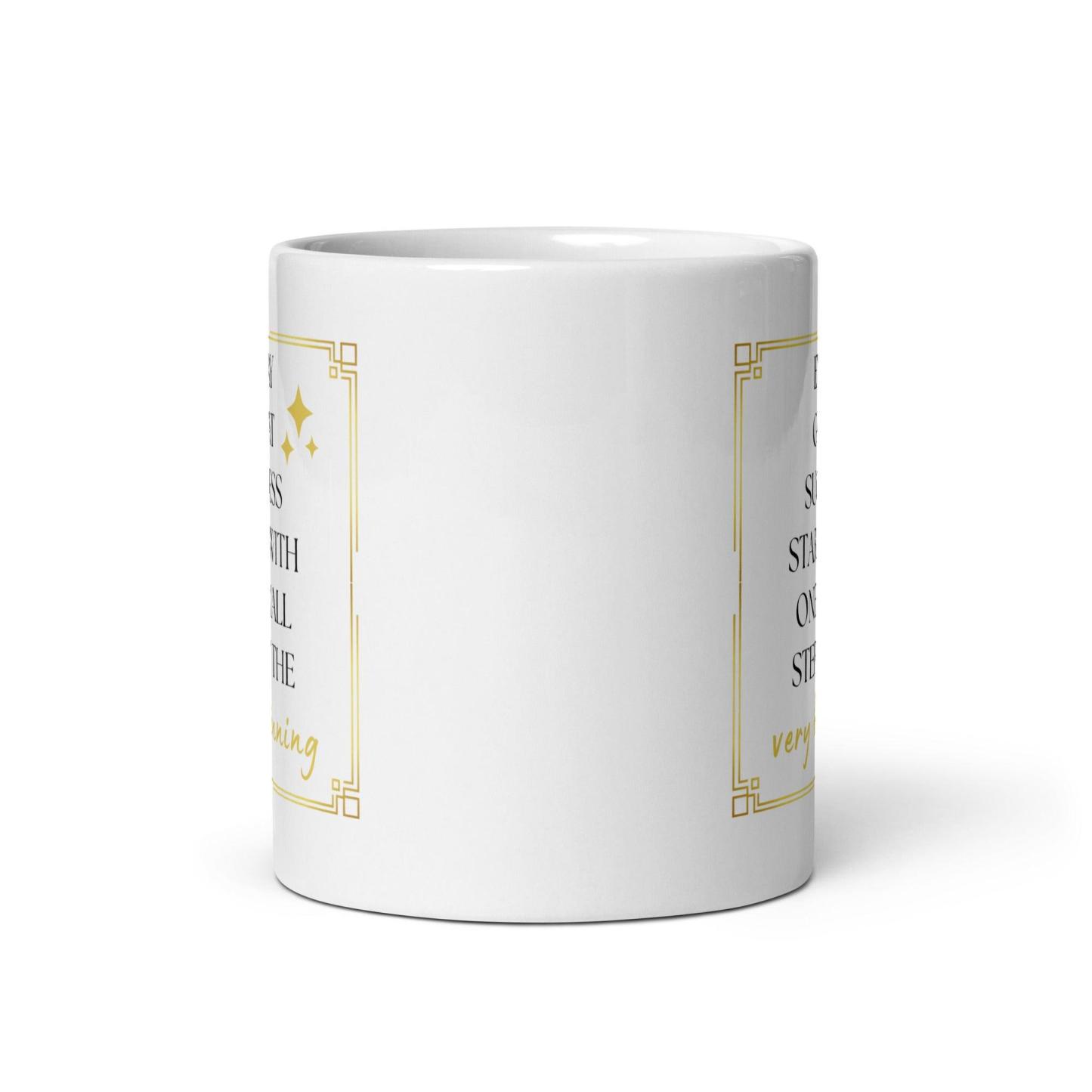 Success Quote Mug | Every Great Success Starts With One Small Step - Inspire Cups