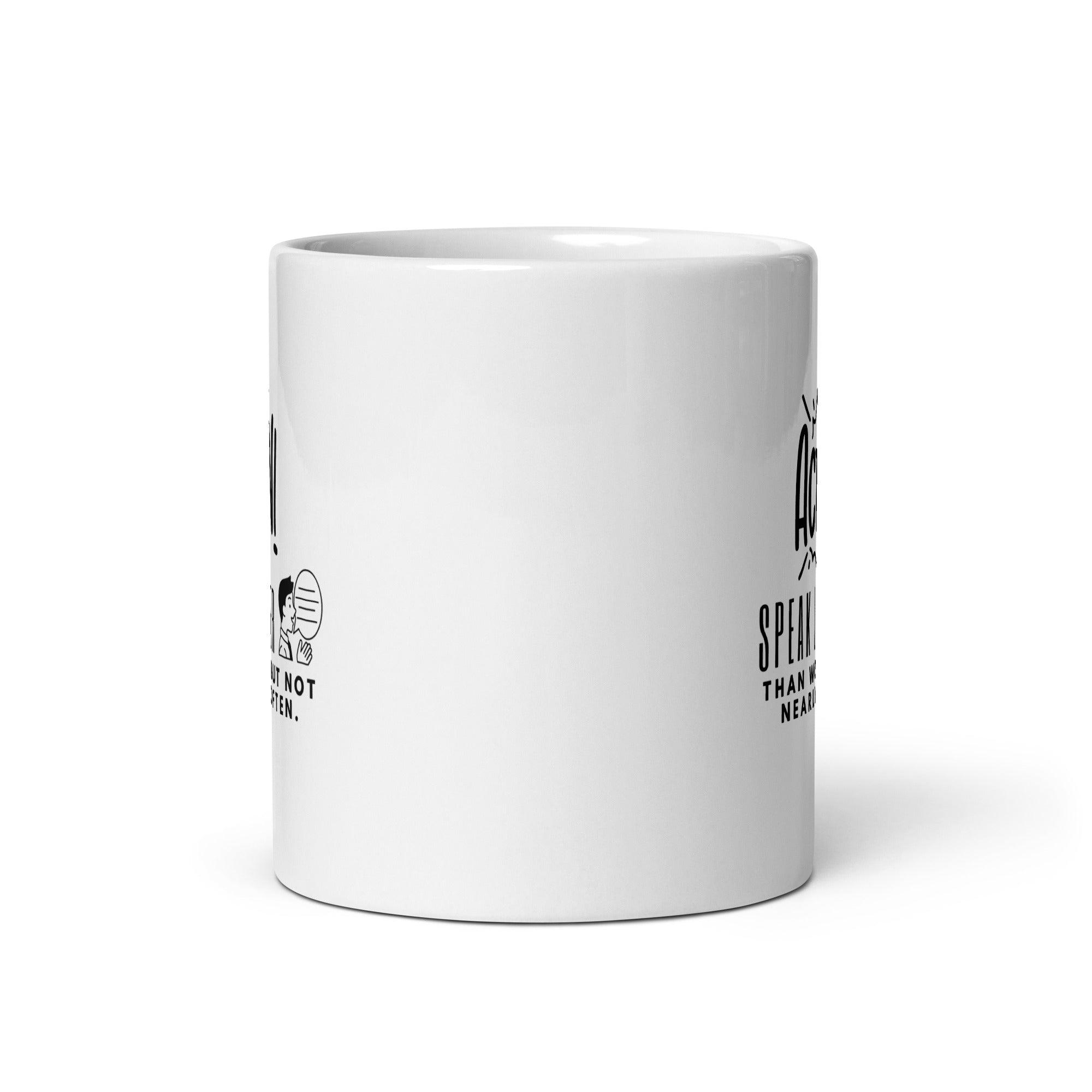 Take Action Ceramic Mug - Inspire Cups