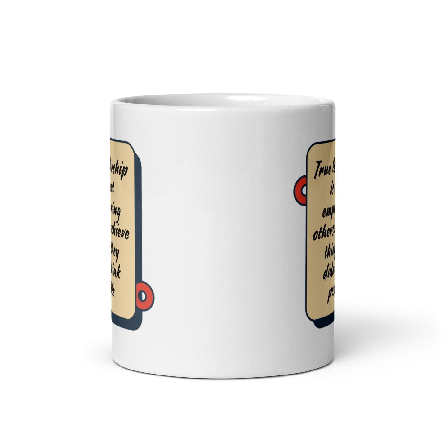 Leadership Empowerment Quote Mug - Inspire Cups
