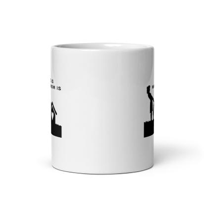 Sentimental Home Mom Mug with Silhouette Design and Glossy Ceramic - Inspire Cups
