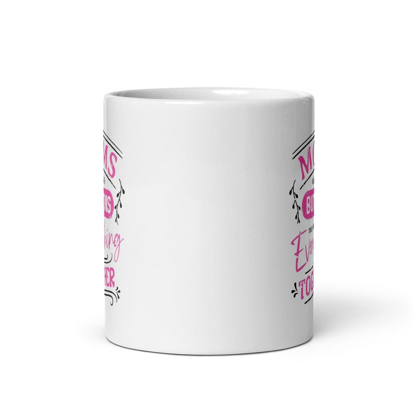 Mothers Printed Mug with Glossy Ceramic Finish and Bold Message - Inspire Cups