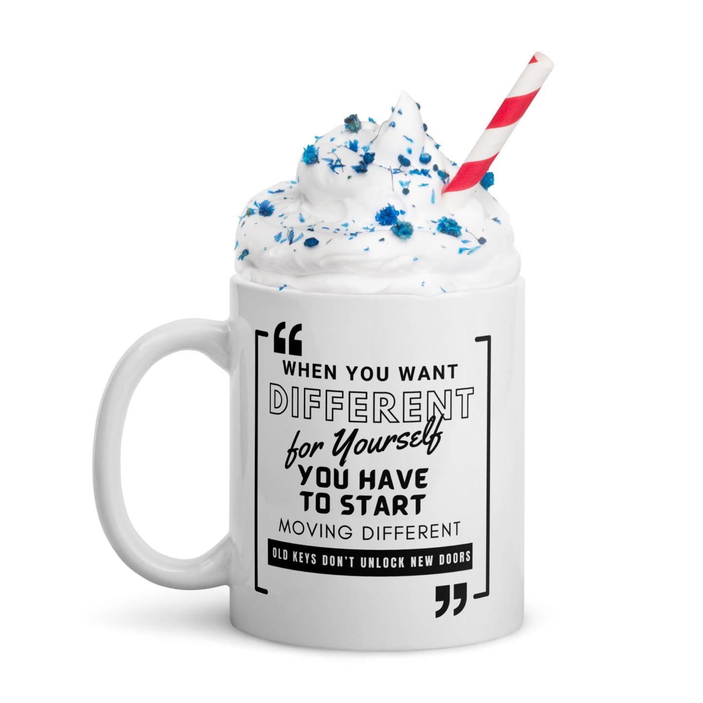 Move Different Quote Mug - Inspire Cups
