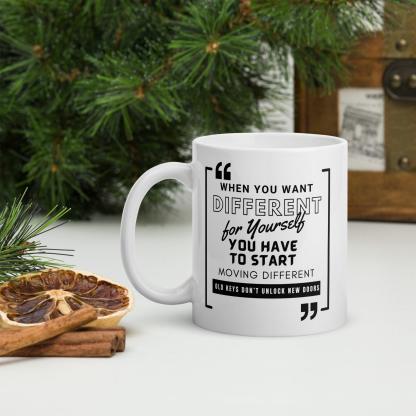 Move Different Quote Mug - Inspire Cups