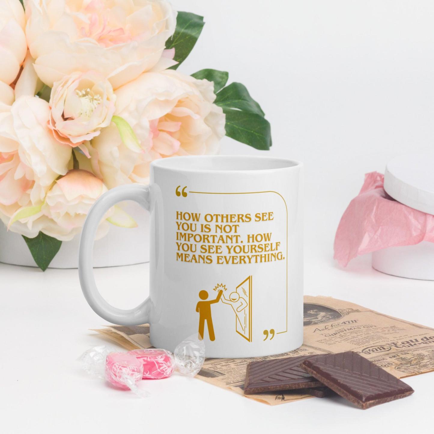 Self Reflection Ceramic Mug - Inspire Cups