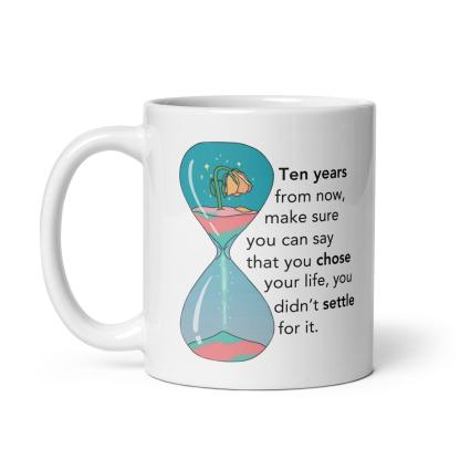 Intentional Living Quote Mug - Inspire Cups