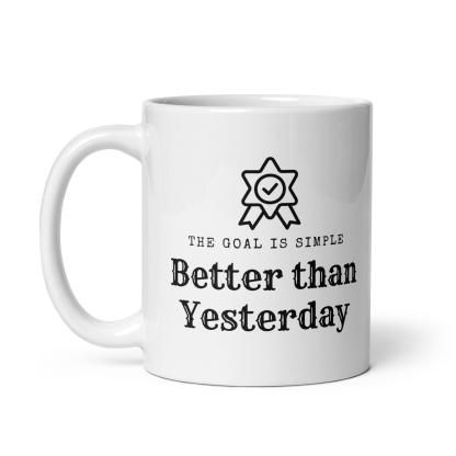 Daily Progress Coffee Mug - Inspire Cups