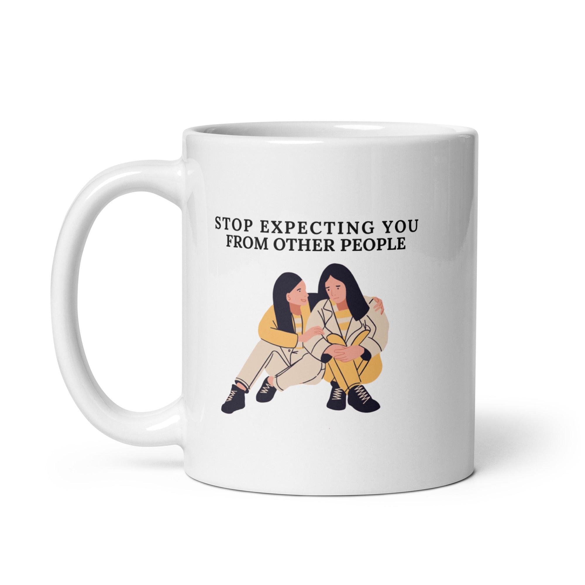 Self Awareness Quote Mug Daily Reminder For Growth And Boundaries - Inspire Cups