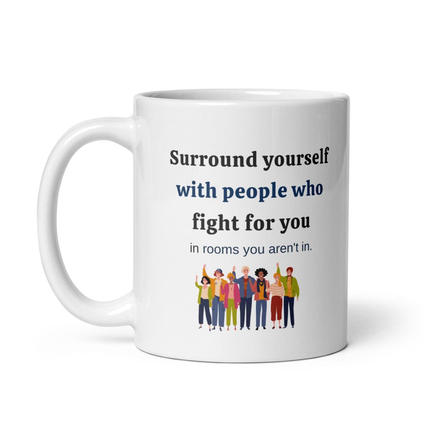 Support Circle Message Mug - Inspire Cups