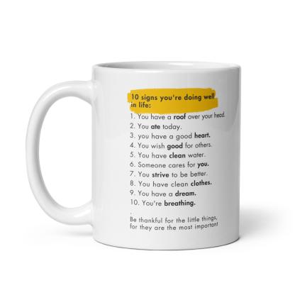 Gratitude Ceramic Mug - Inspire Cups