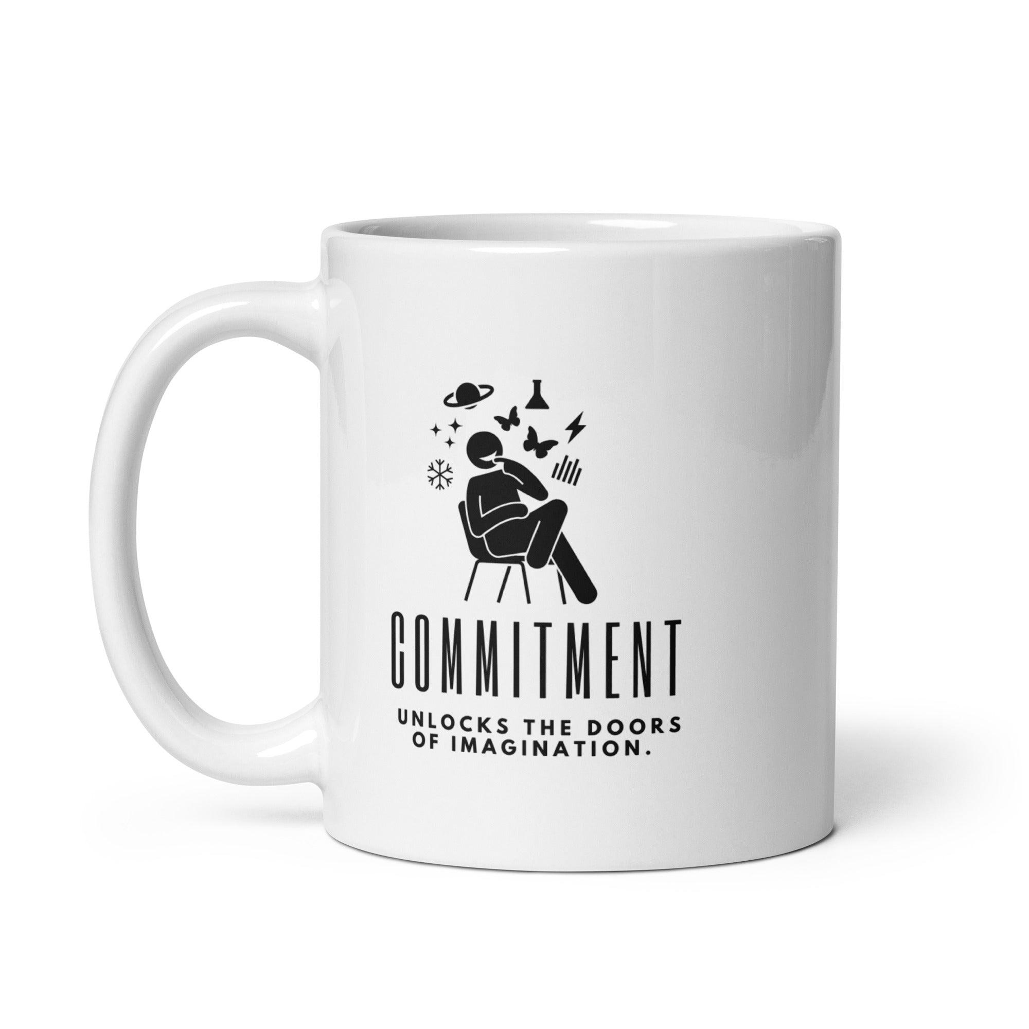 creative commitment ceramic mug - Inspire Cups