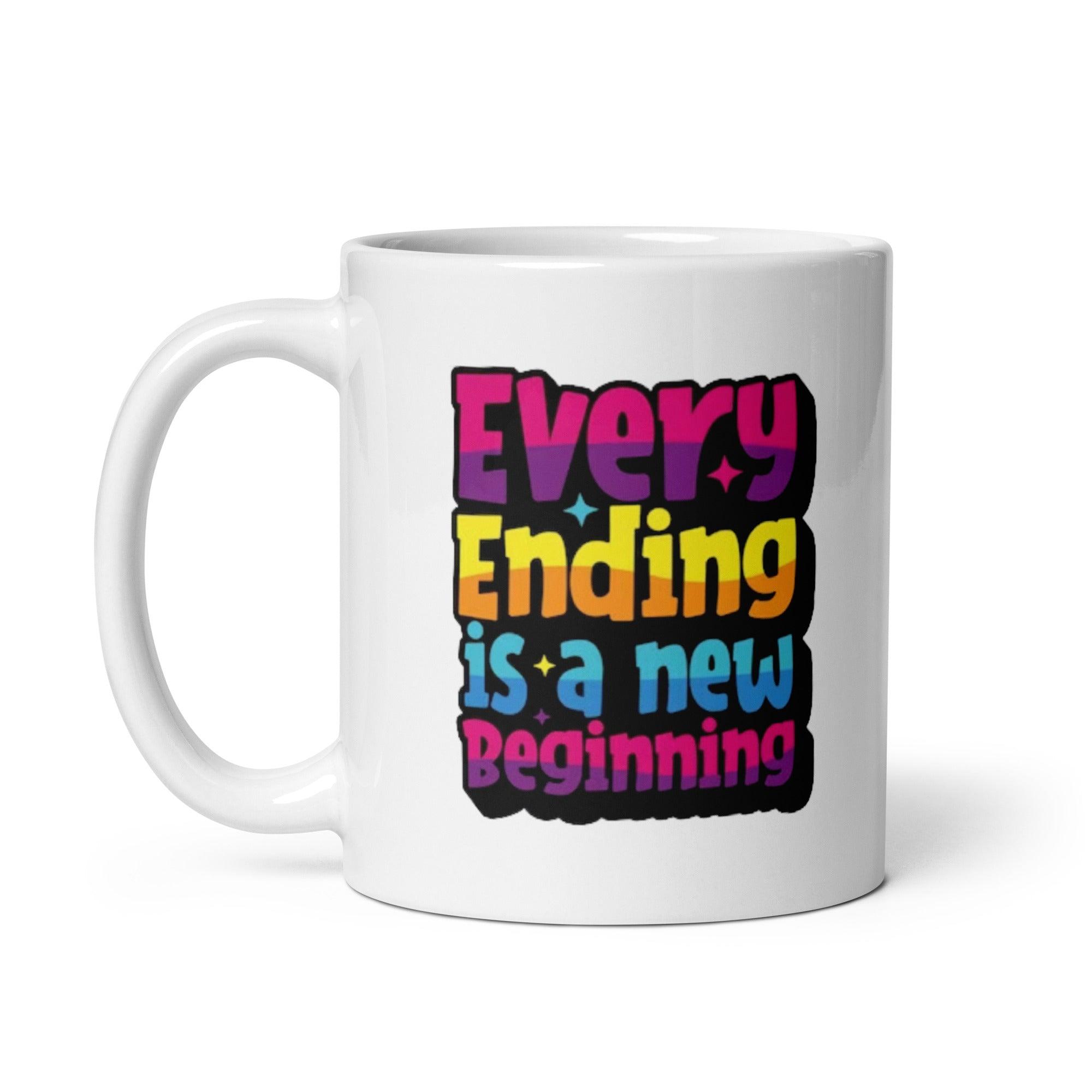 New Beginning Quote Mug - Inspire Cups