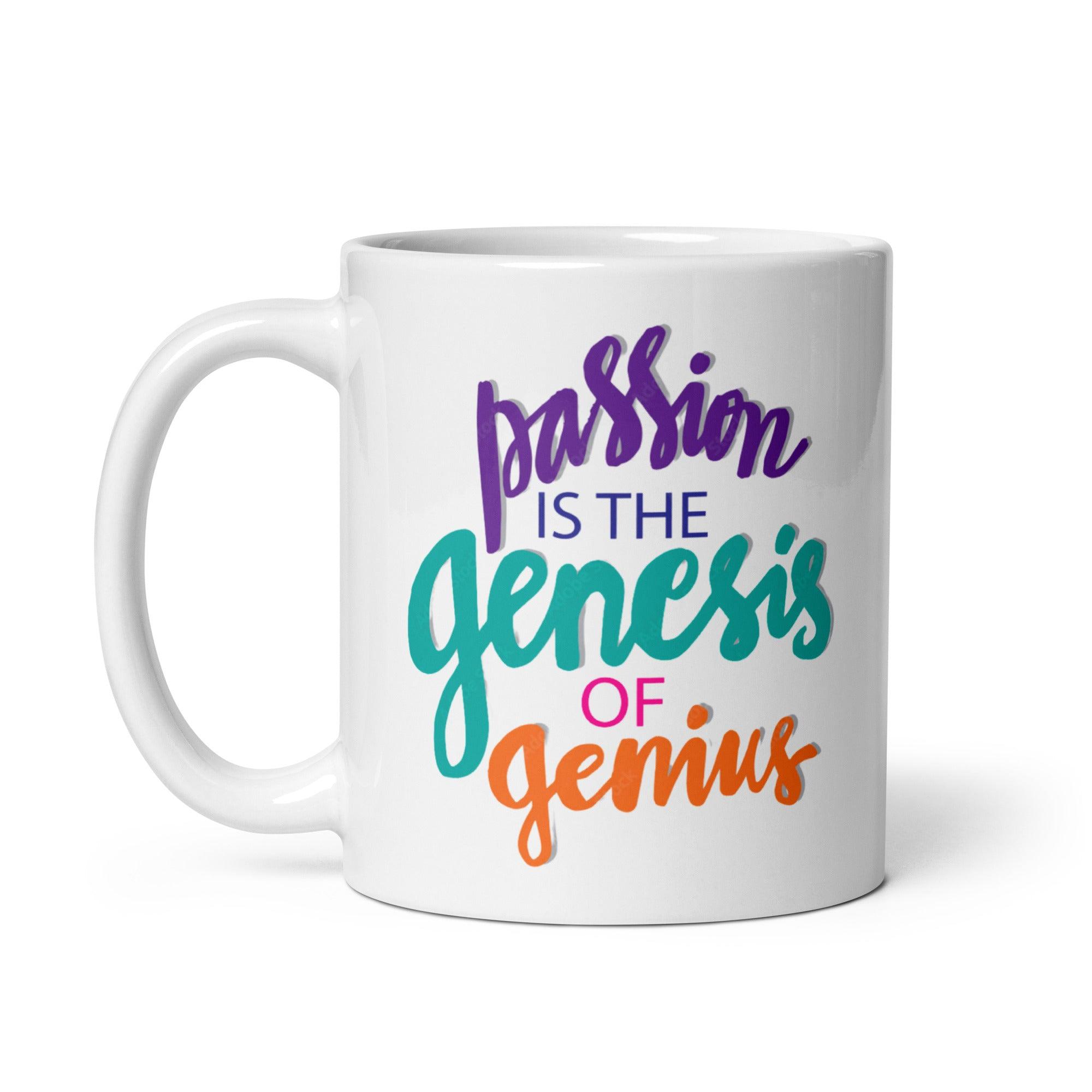 Passion Genius Quote Mug - Inspire Cups