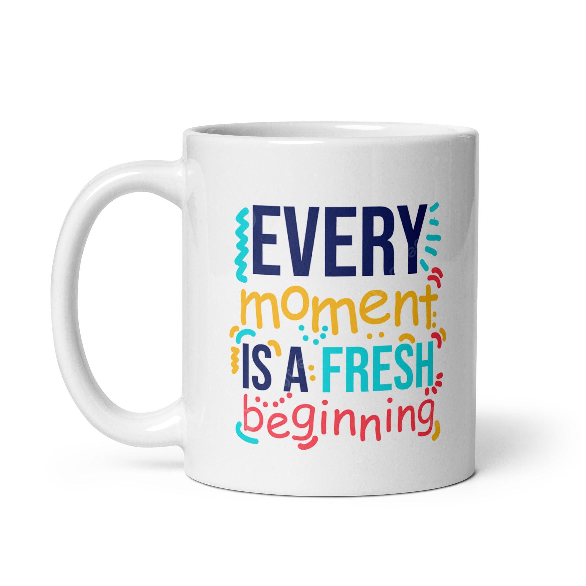 Fresh Beginning Glossy Mug - Inspire Cups