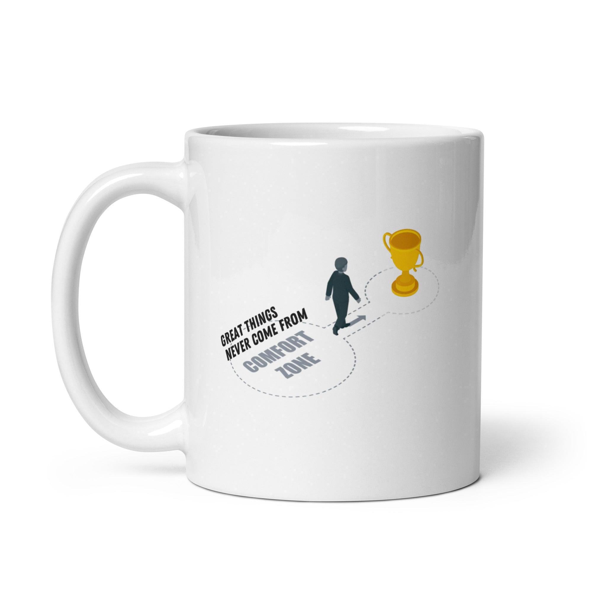 Motivational Comfort Zone Mug - Inspire Cups