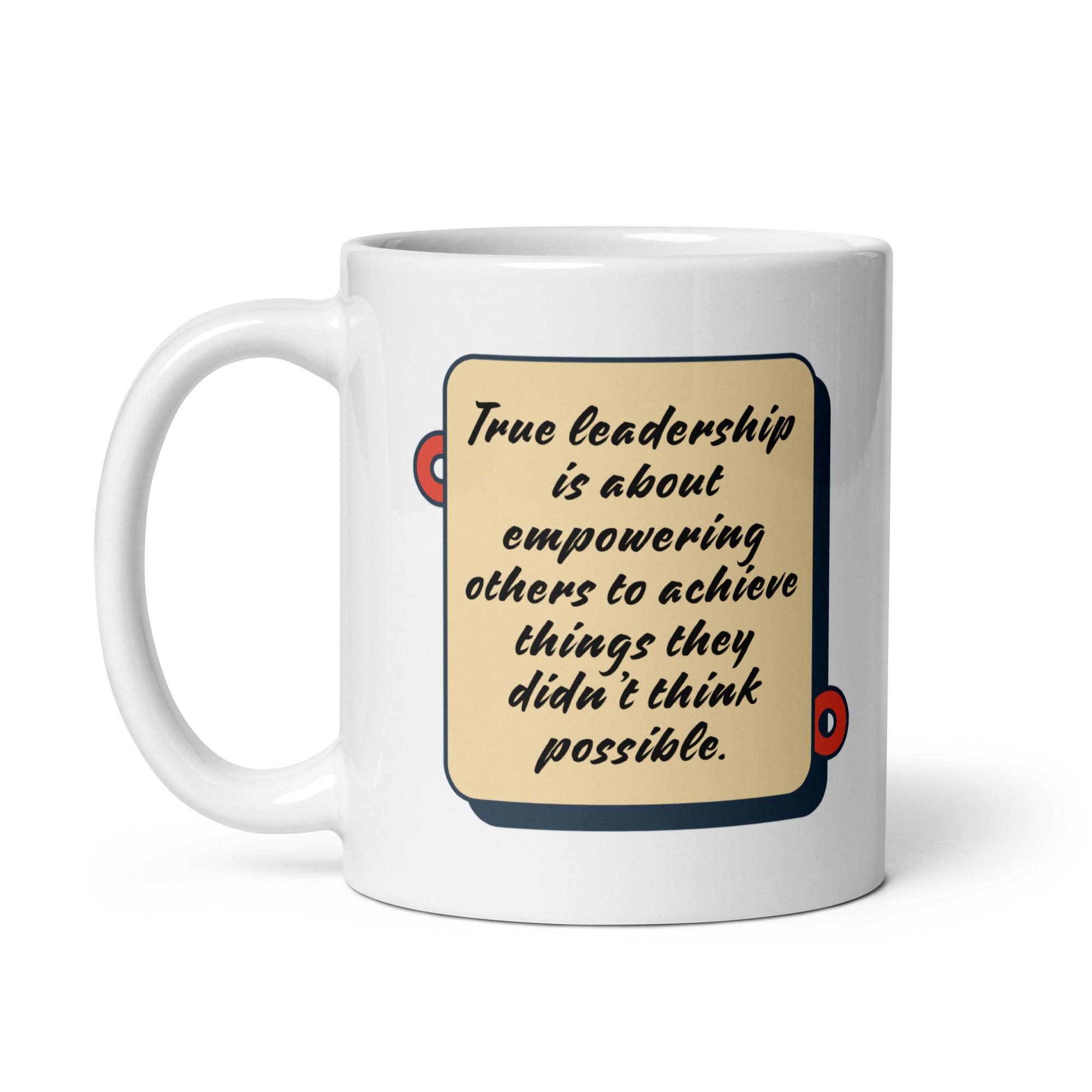 Leadership Empowerment Quote Mug - Inspire Cups