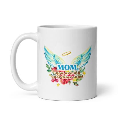 Guardian Angel Mom Mug A Tribute to Love Comfort and Protection - Inspire Cups
