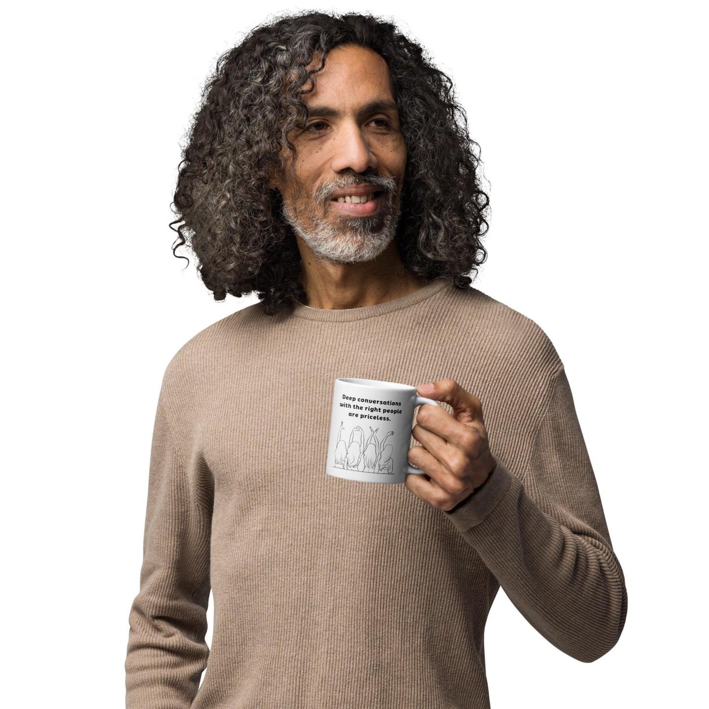 Priceless Conversations Ceramic Mug - Inspire Cups