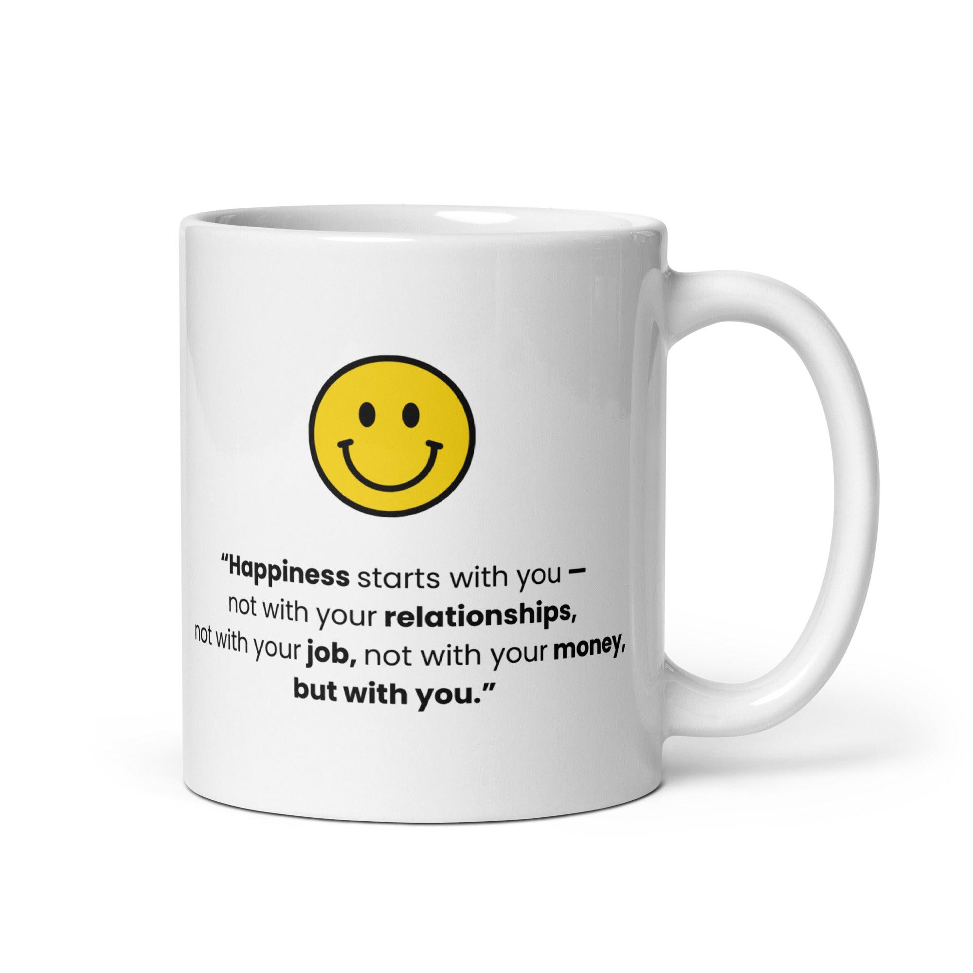 Inner Happiness Ceramic Mug - Inspire Cups