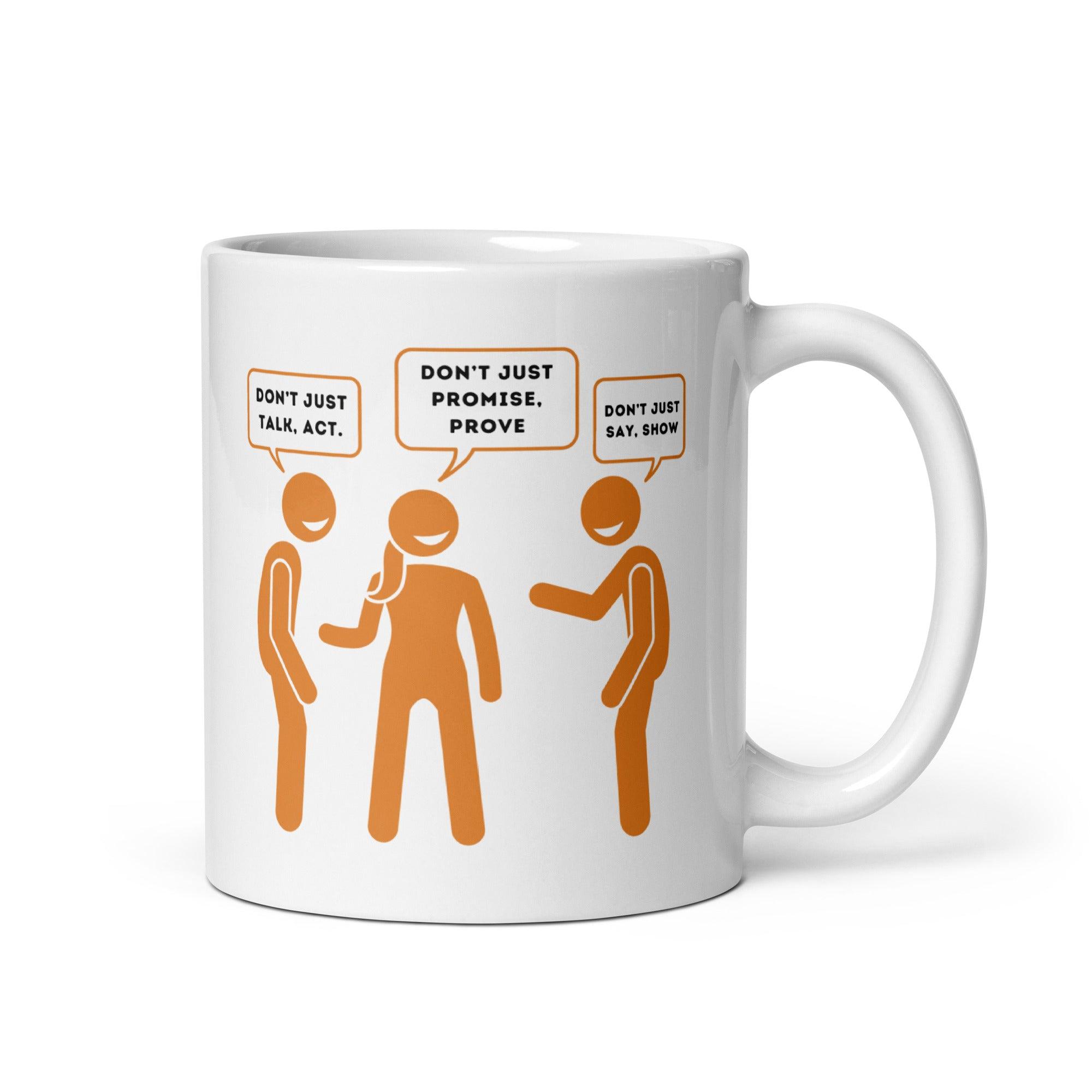 Action Reminder Ceramic Mug - Inspire Cups