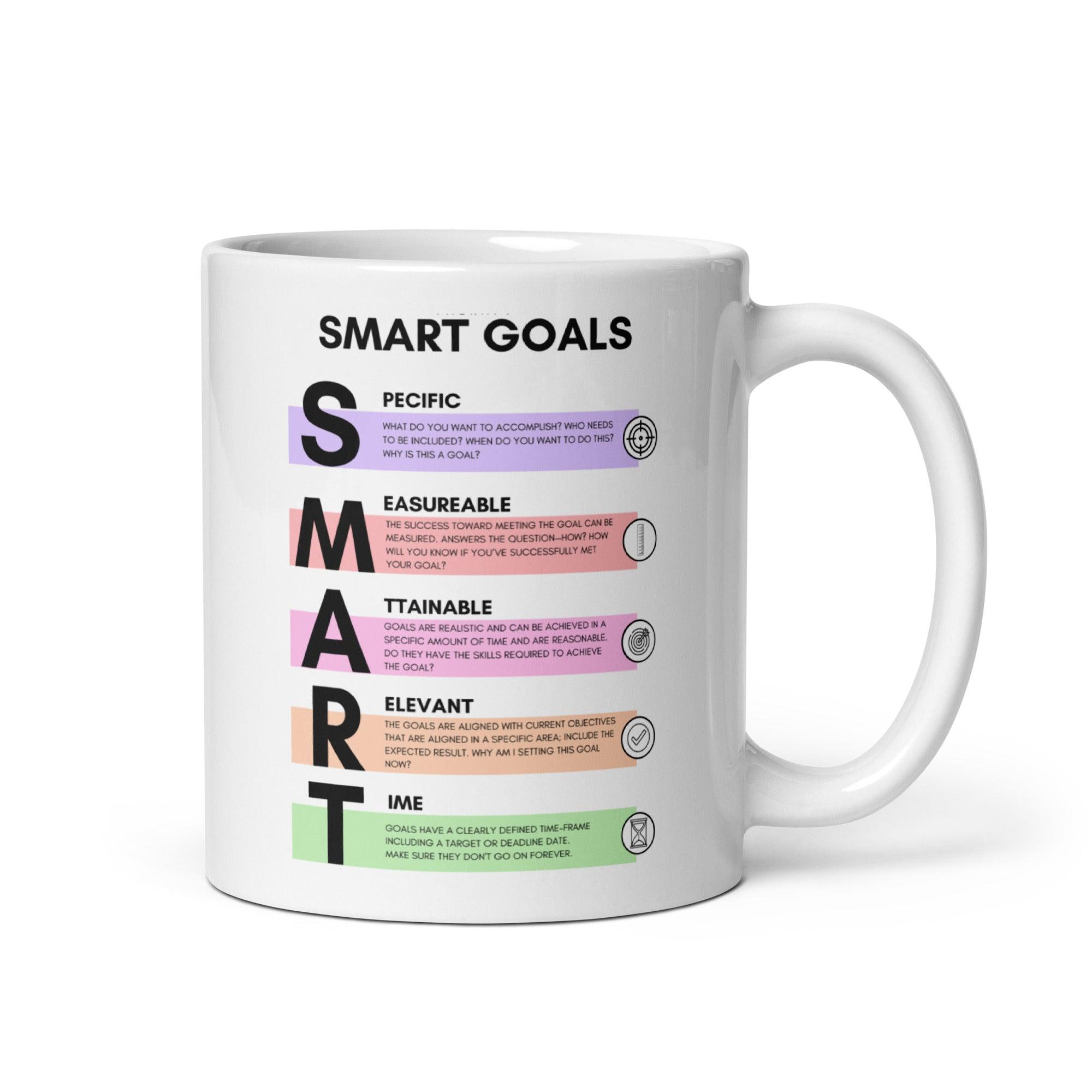 SMART Goals Motivational Mug - Inspire Cups