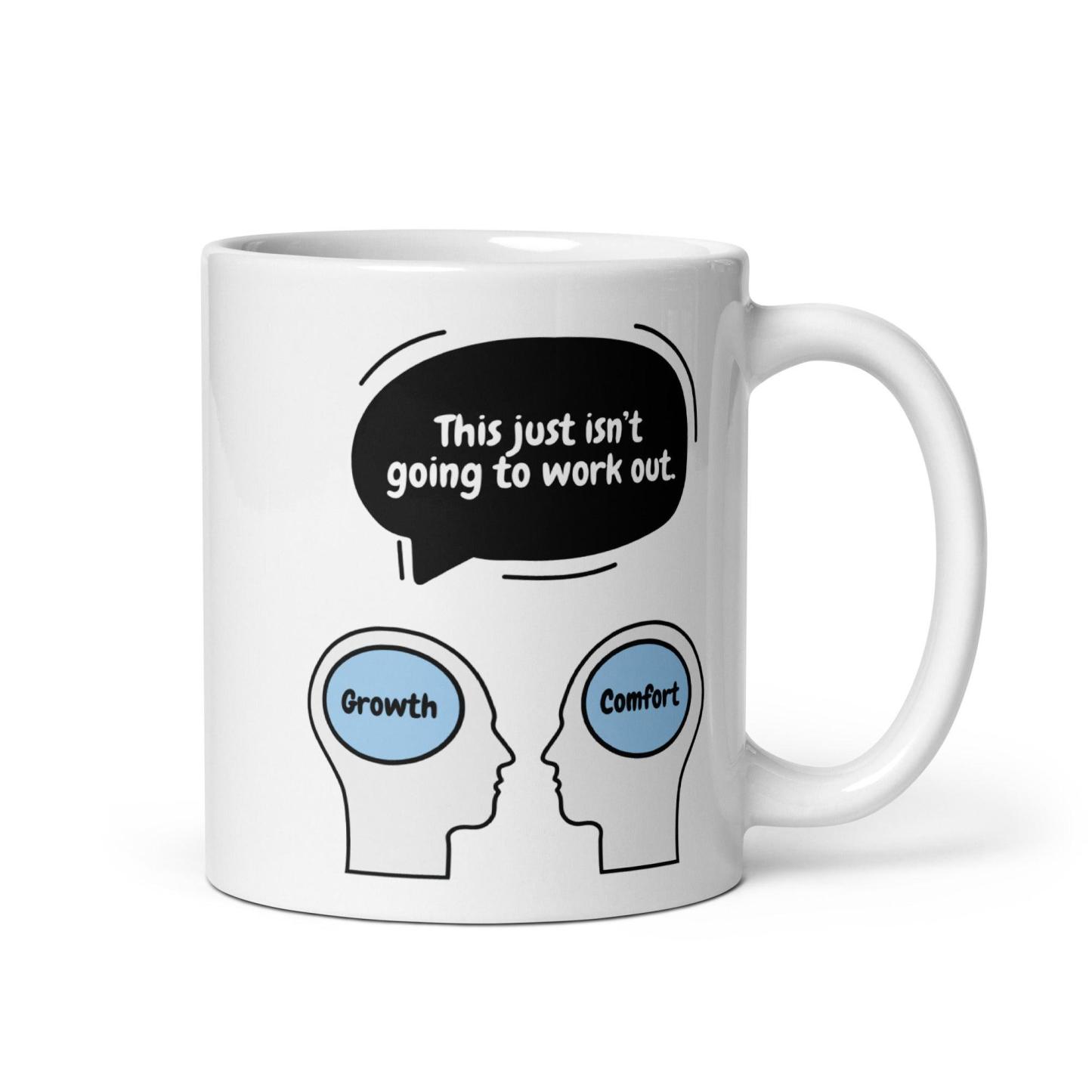 Growth vs Comfort Mug - Inspire Cups
