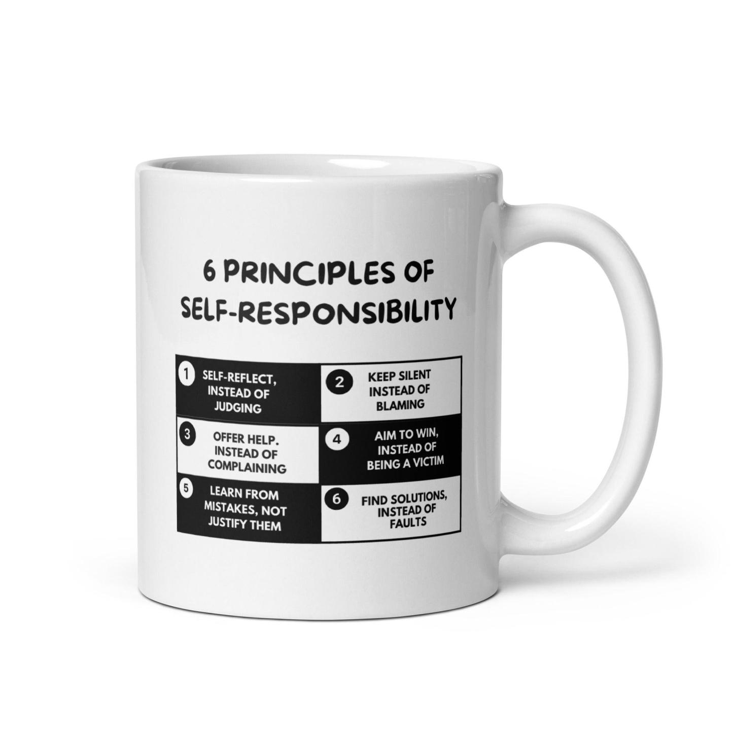 Self Responsibility Quote Mug - Inspire Cups