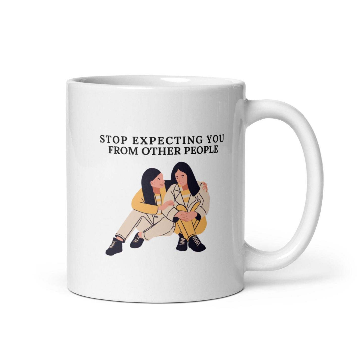 Self Awareness Quote Mug Daily Reminder For Growth And Boundaries - Inspire Cups
