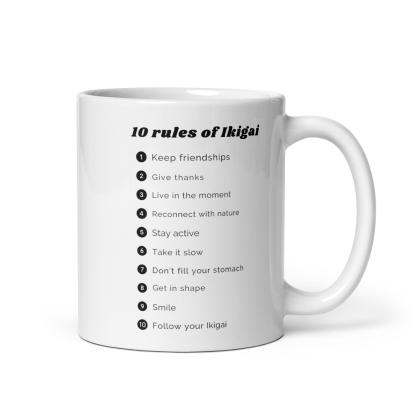 Ikigai Philosophy Message Mug - Inspire Cups