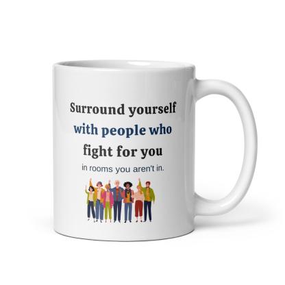 Support Circle Message Mug - Inspire Cups