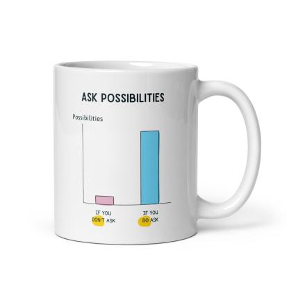 Curiosity Creates Opportunity Mug - Inspire Cups