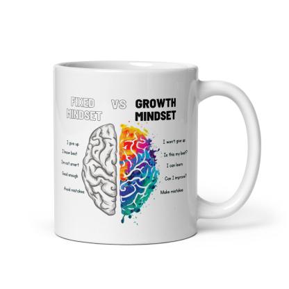Growth Mindset Glossy Mug - Inspire Cups
