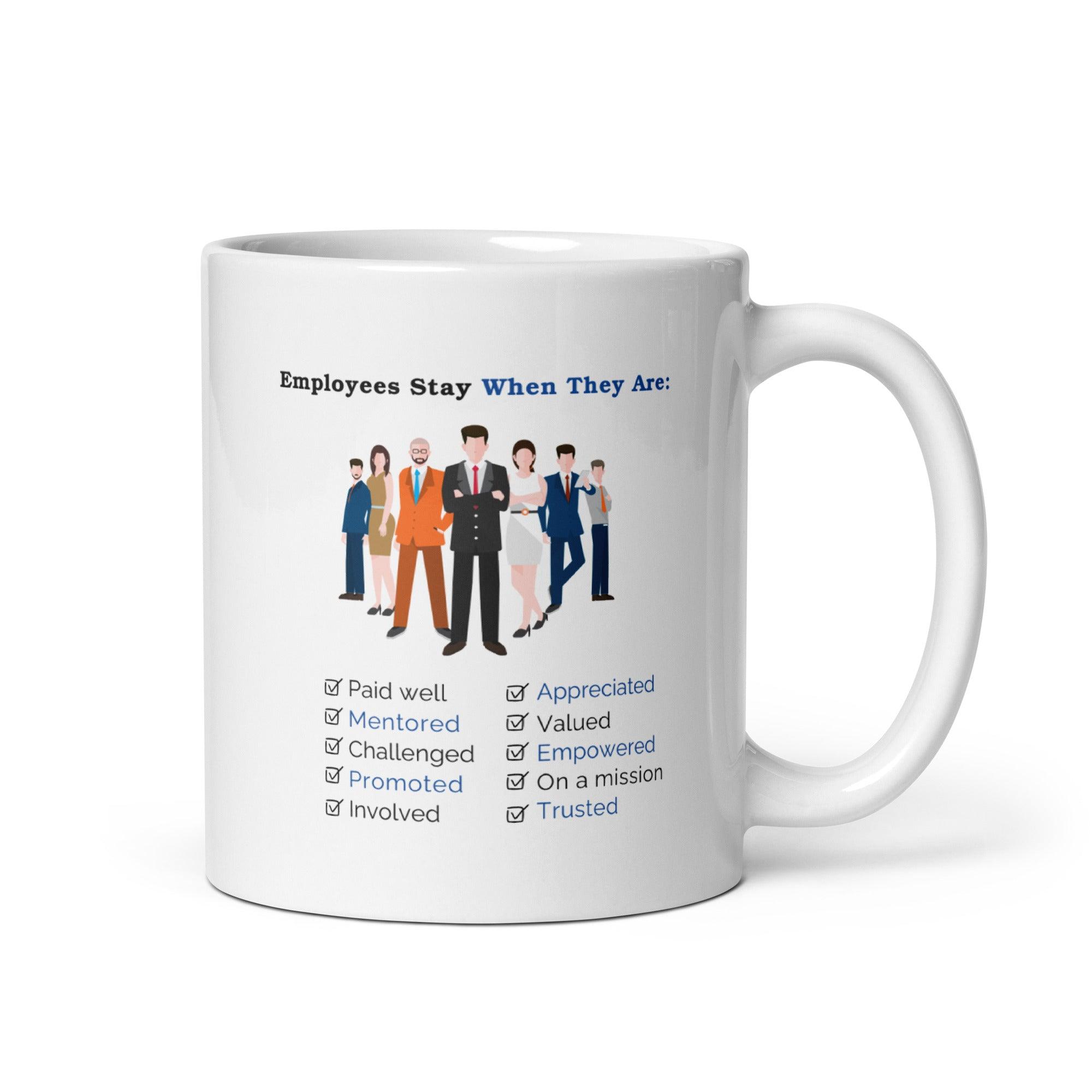 Employee Retention Value Mug - Inspire Cups