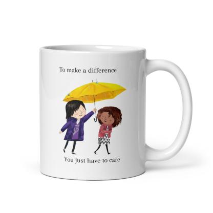 Illustrated Ceramic Coffee Mug - Inspire Cups