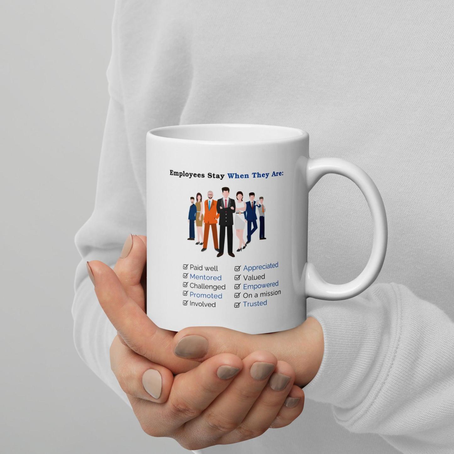 Employee Retention Value Mug - Inspire Cups