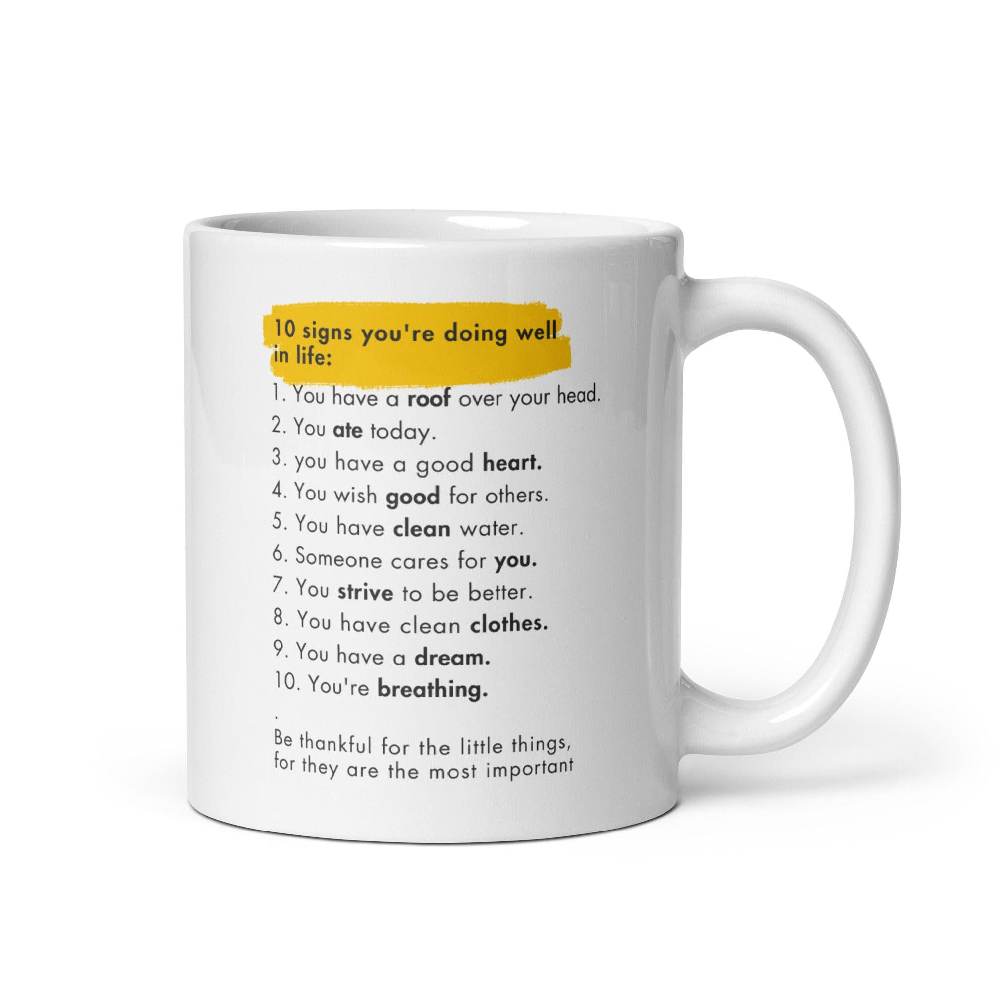 Gratitude Ceramic Mug - Inspire Cups