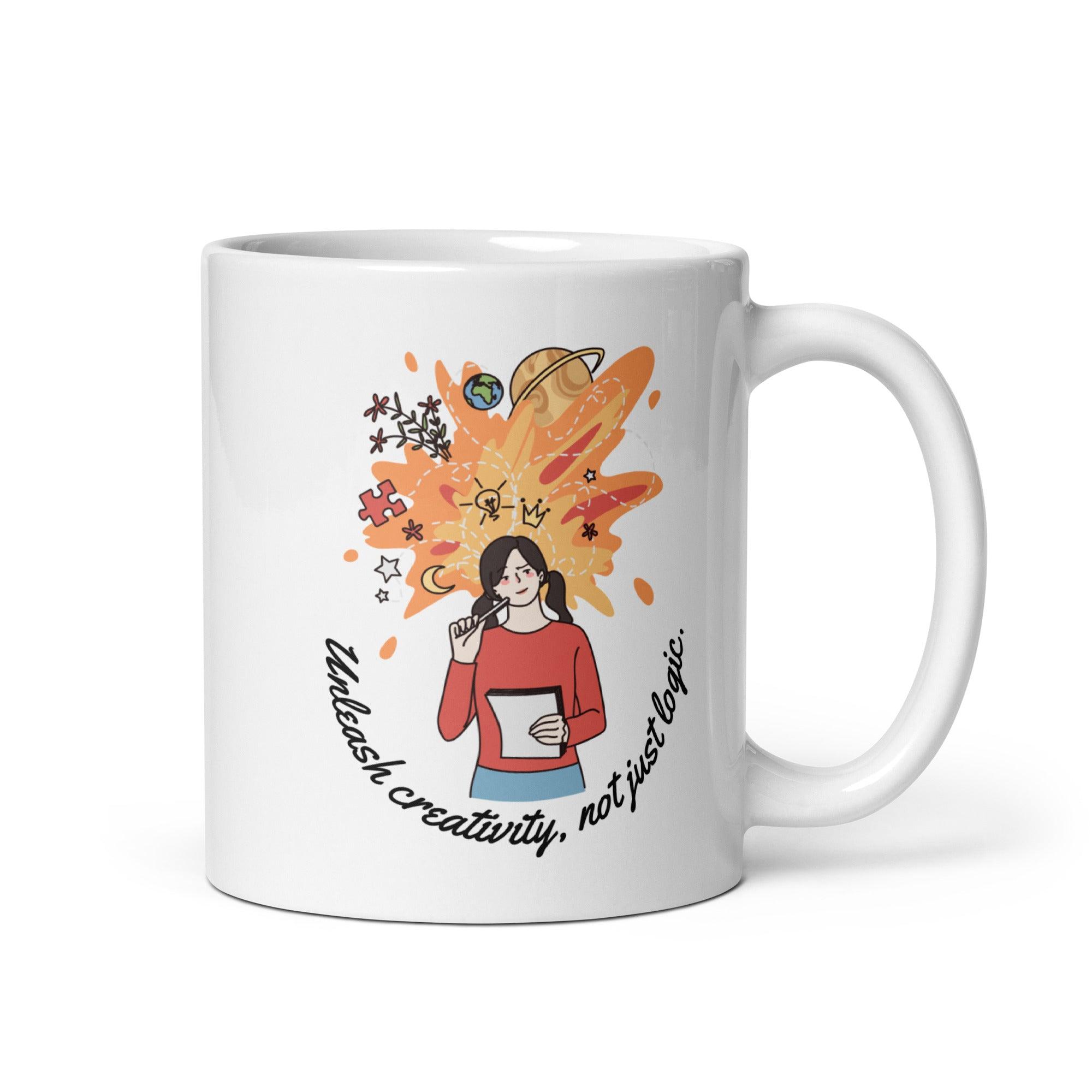 Creativity Logic Message Mug - Inspire Cups