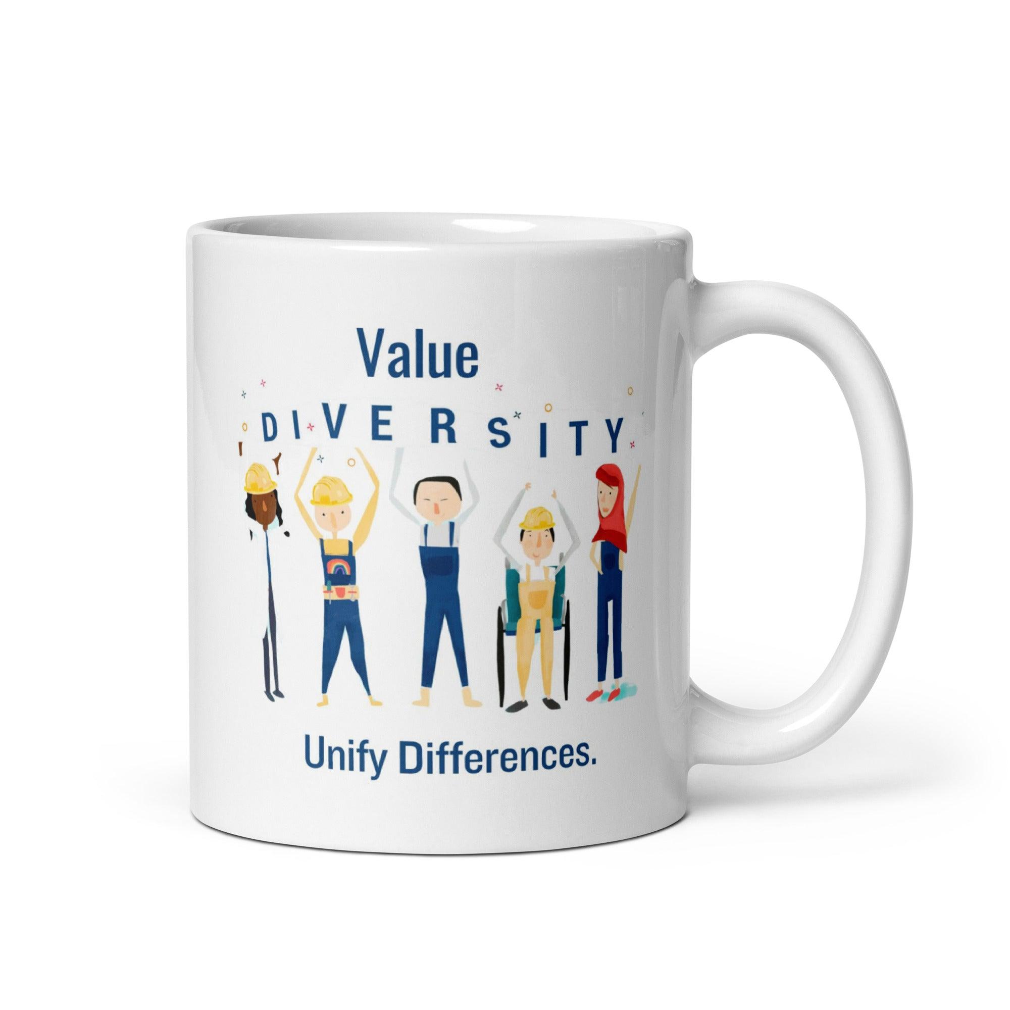 Diversity Unity Message Mug - Inspire Cups