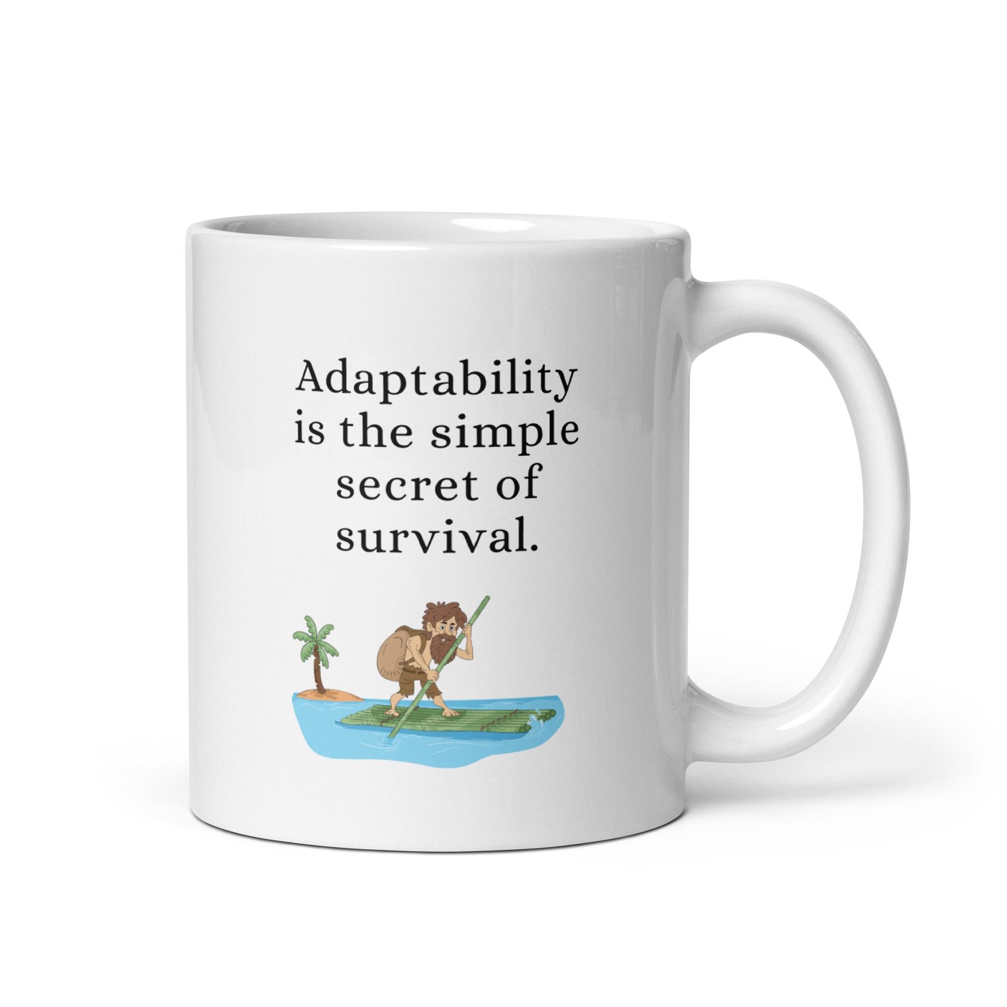 Adaptability Quote Ceramic Mug - Inspire Cups