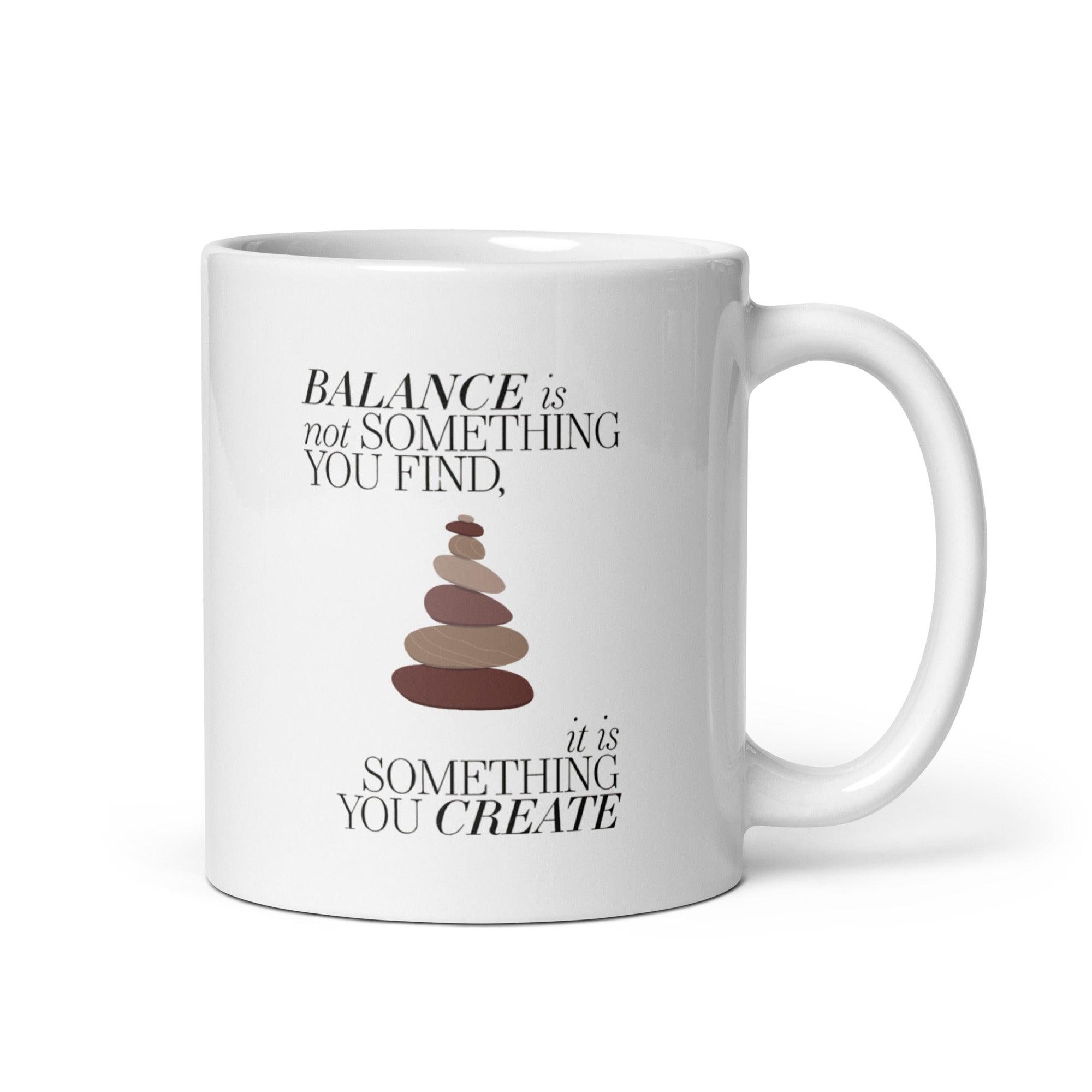 Balance Quote Ceramic Mug - Inspire Cups